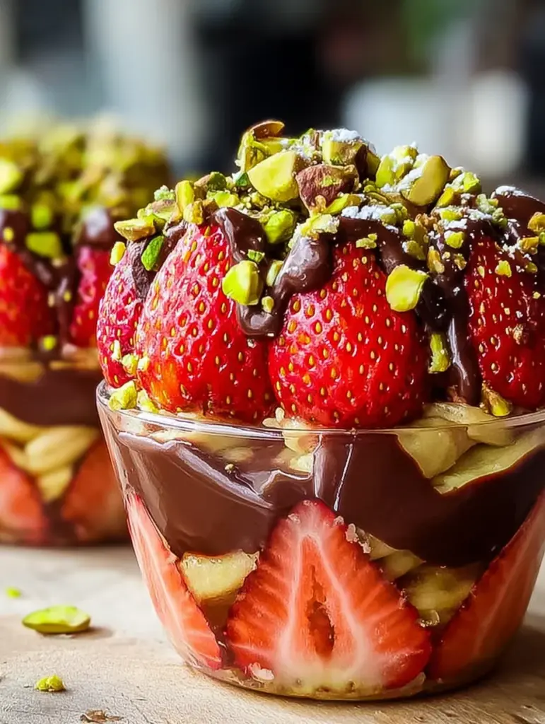 The Best Dubai Chocolate Strawberries (Viral Recipe)