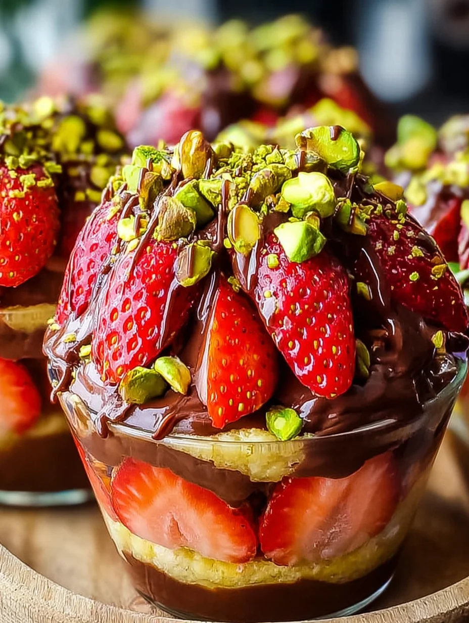 Dubai Chocolate Strawberries