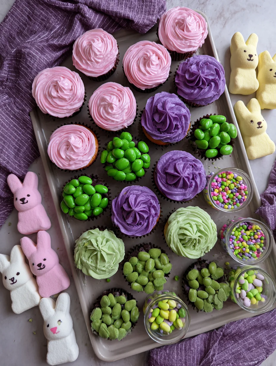Easter Basket Cupcakes