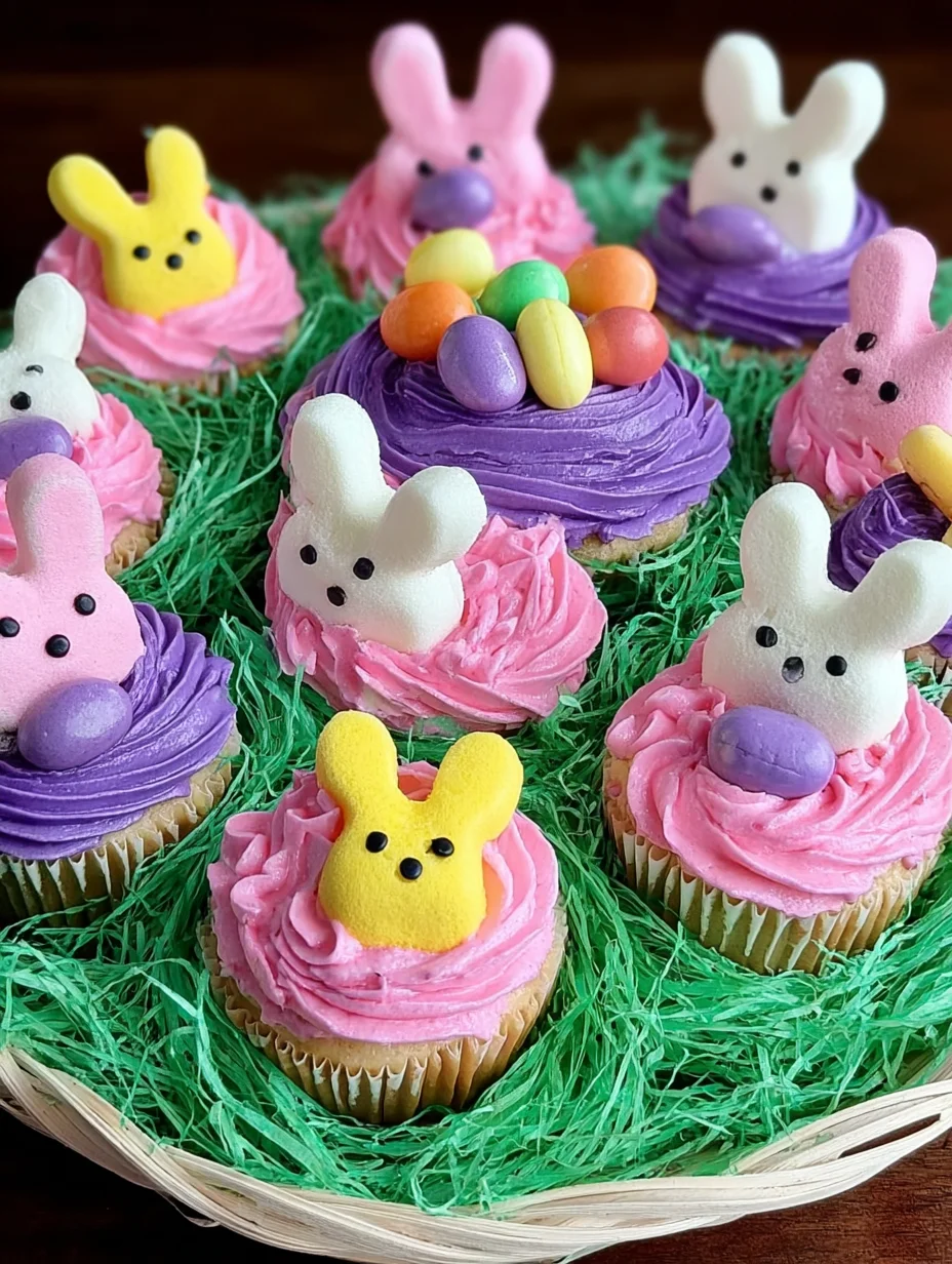 Easter Basket Cupcakes