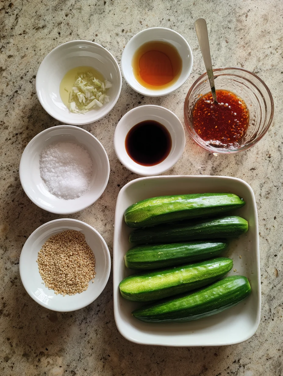 Easy Asian Cucumber Salad