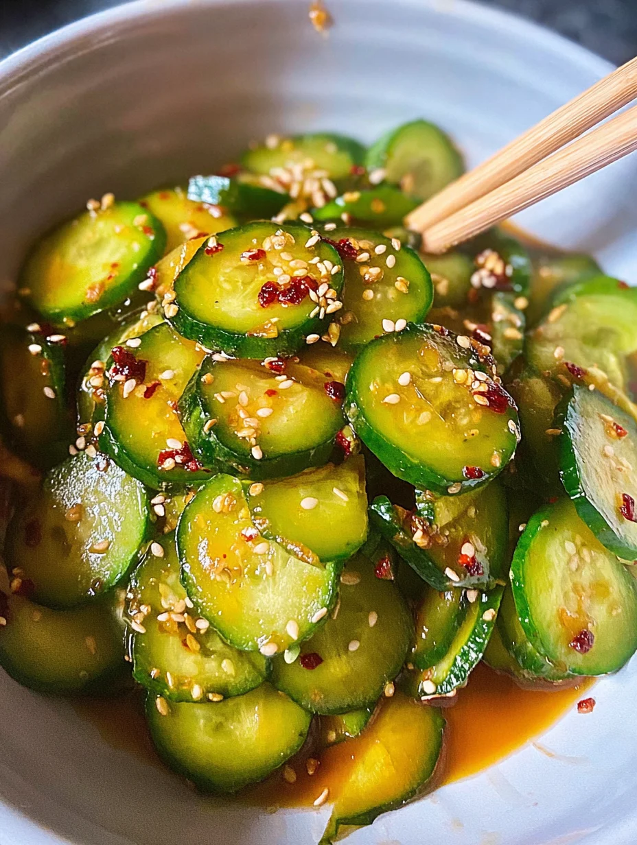 Easy Asian Cucumber Salad