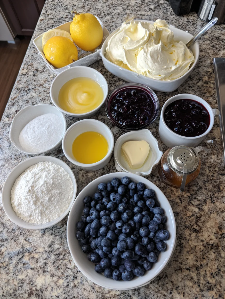 Easy Lemon Blueberry Trifle