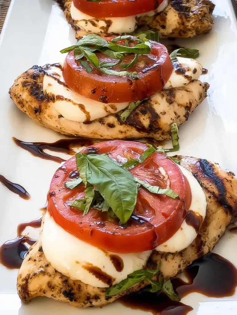 Grilled Chicken Caprese