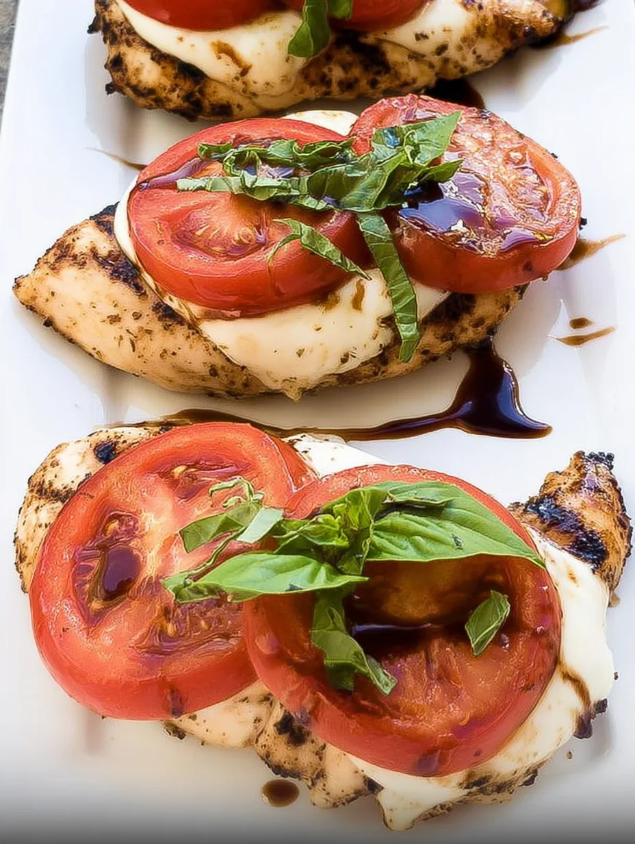 Grilled Chicken Caprese