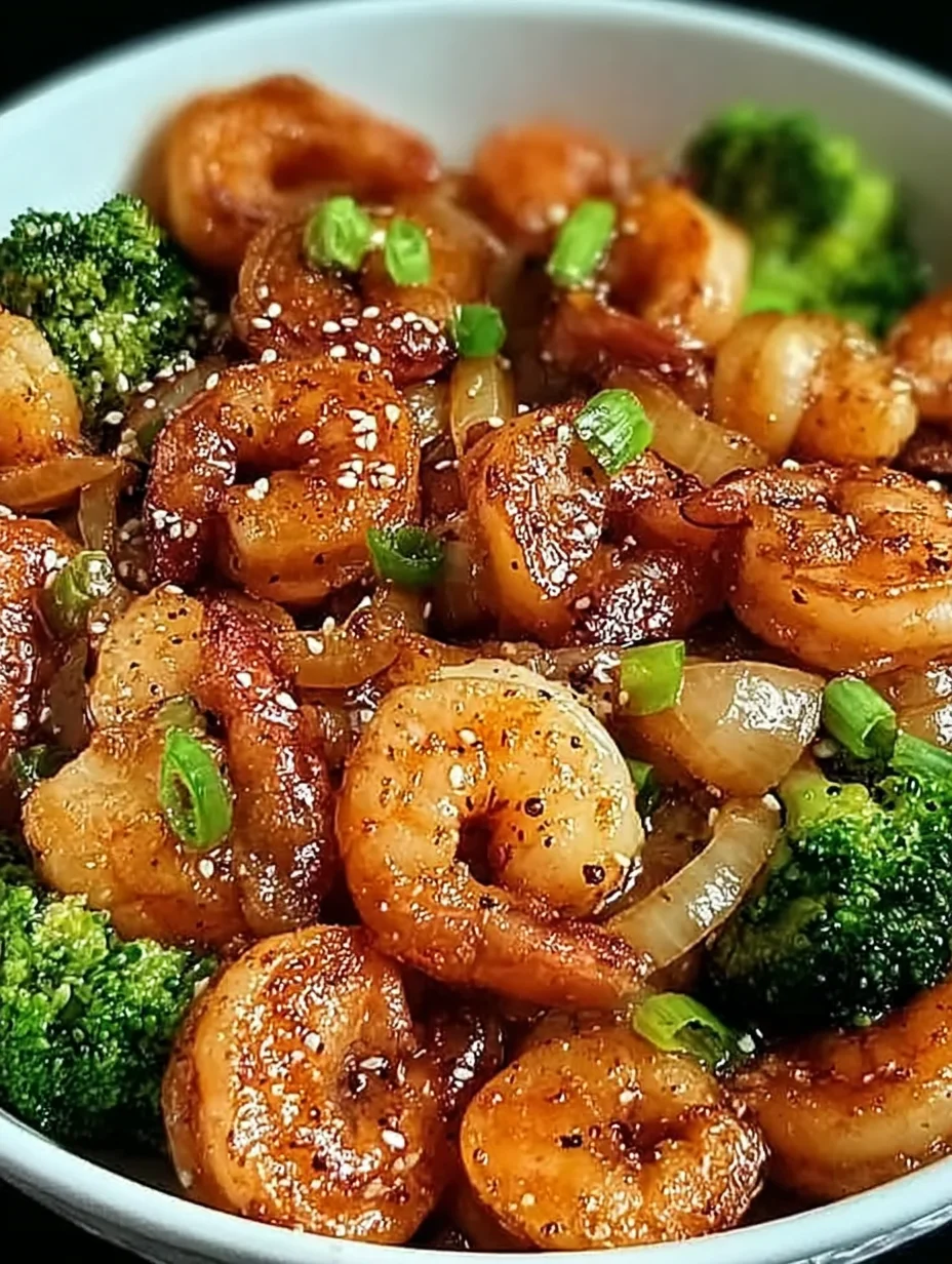 High-Protein Honey Garlic Shrimp