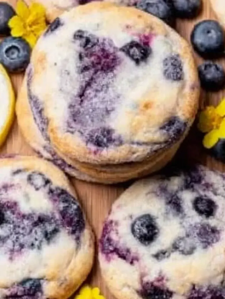 Lemon Blueberry Cheesecake Cookies