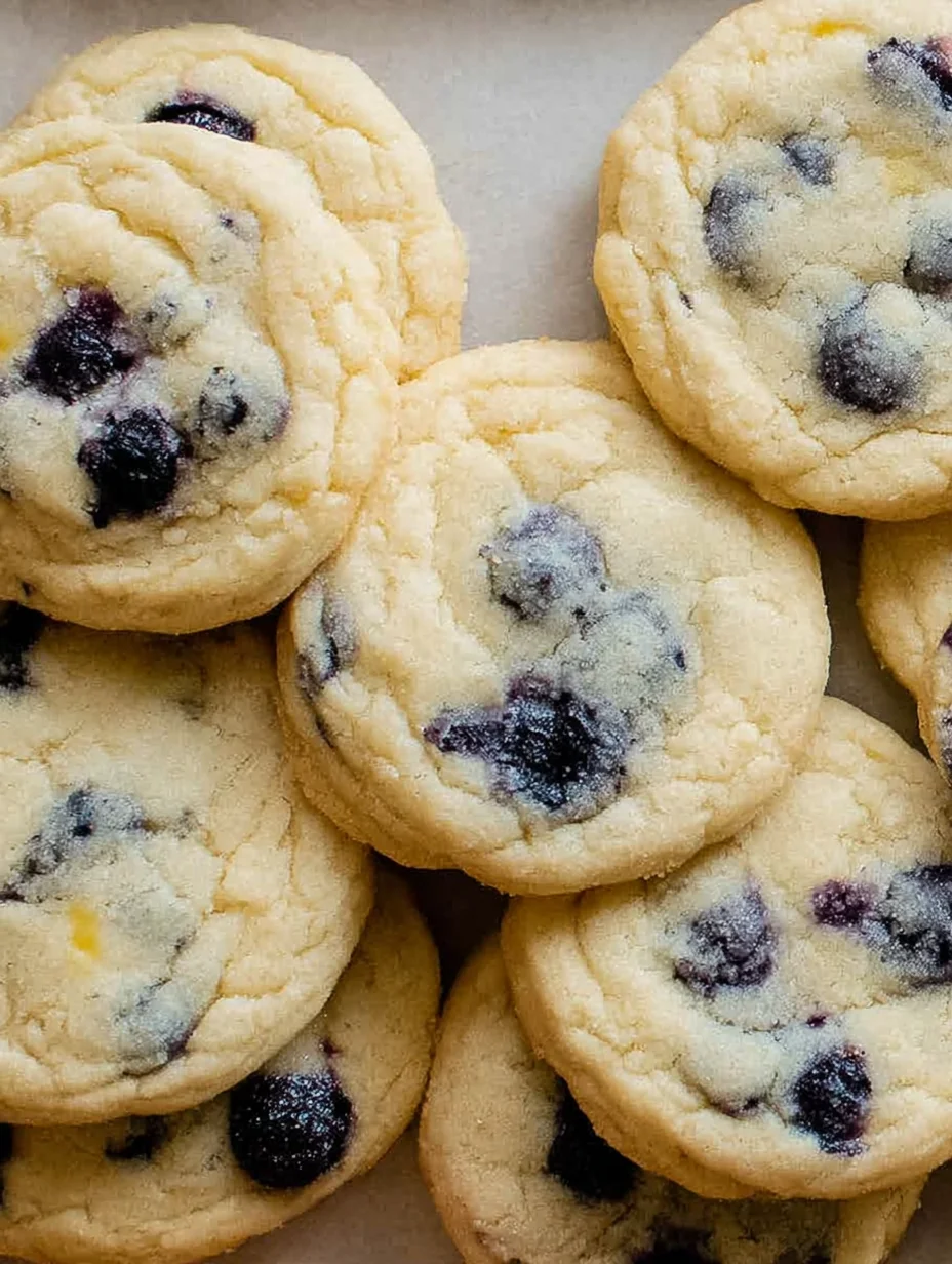 Lemon Blueberry Cookies