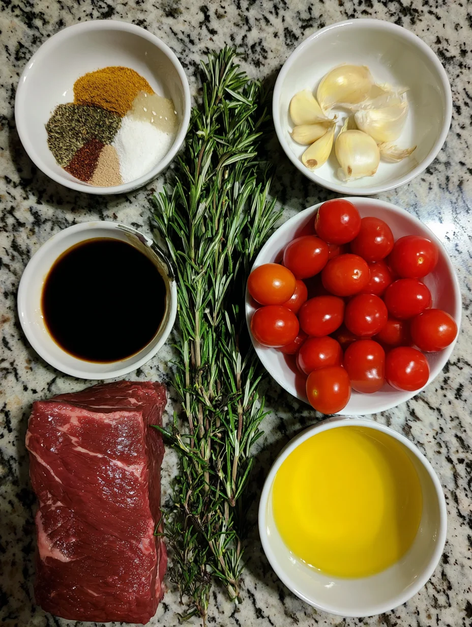 Rosemary Garlic Steak Kebabs