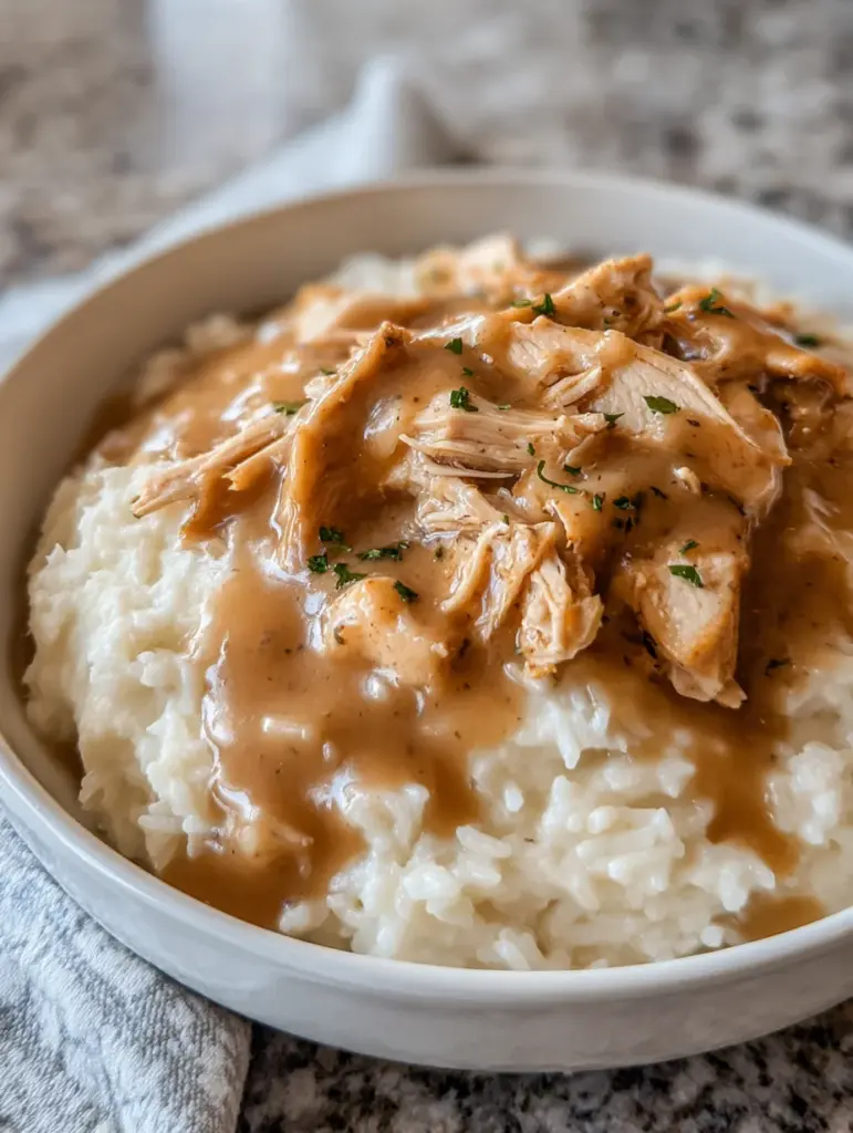 Slow Cooker Chicken and Gravy