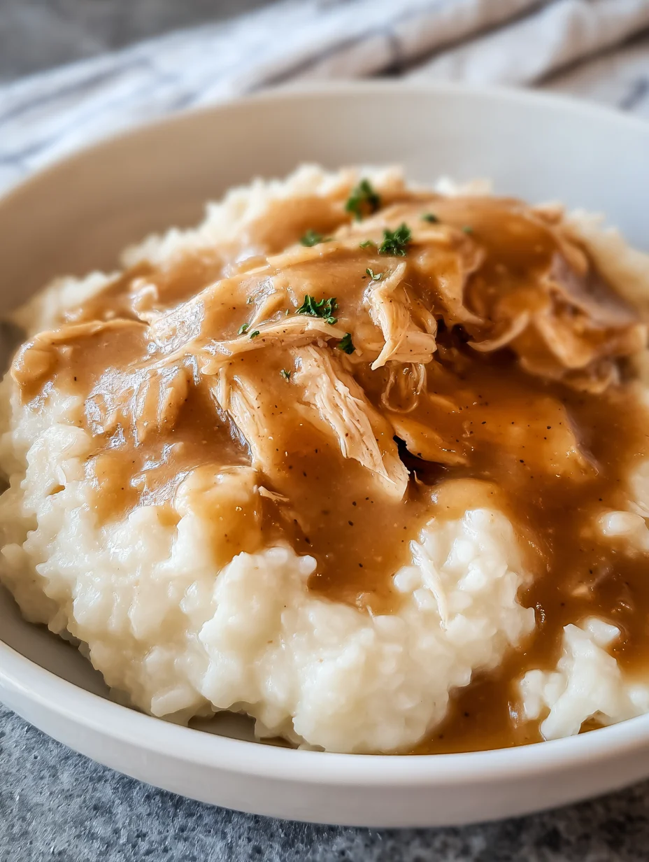 Slow Cooker Chicken and Gravy