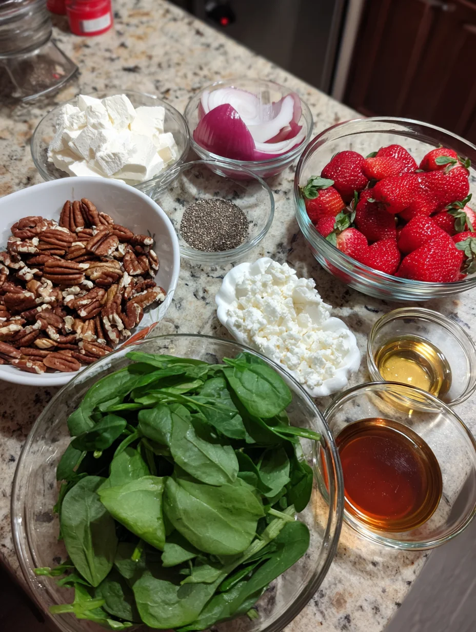 Spinach Strawberry Salad