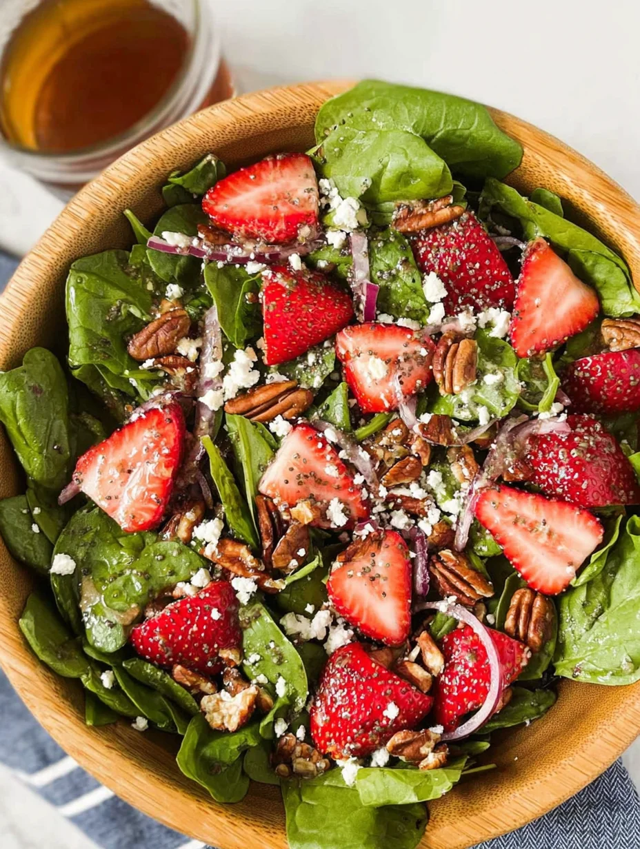 Spinach Strawberry Salad