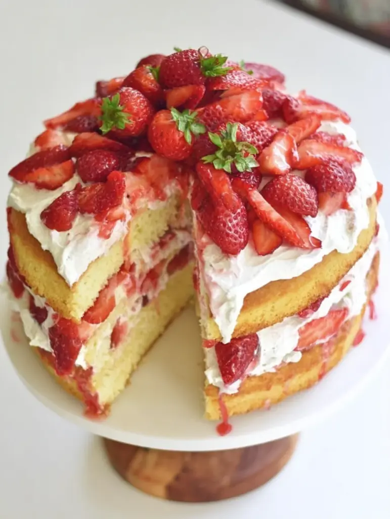 Strawberry Shortcake Cake