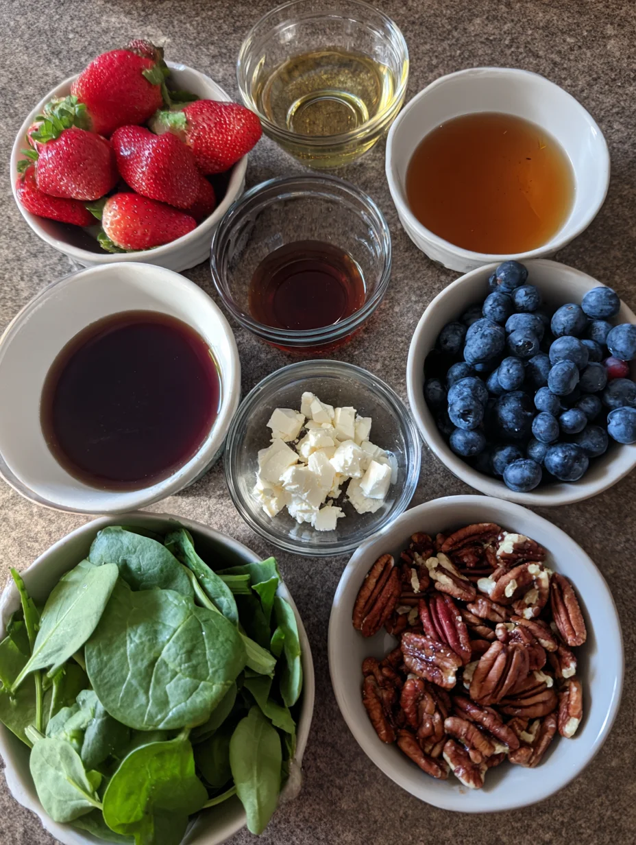 Strawberry Spinach Salad