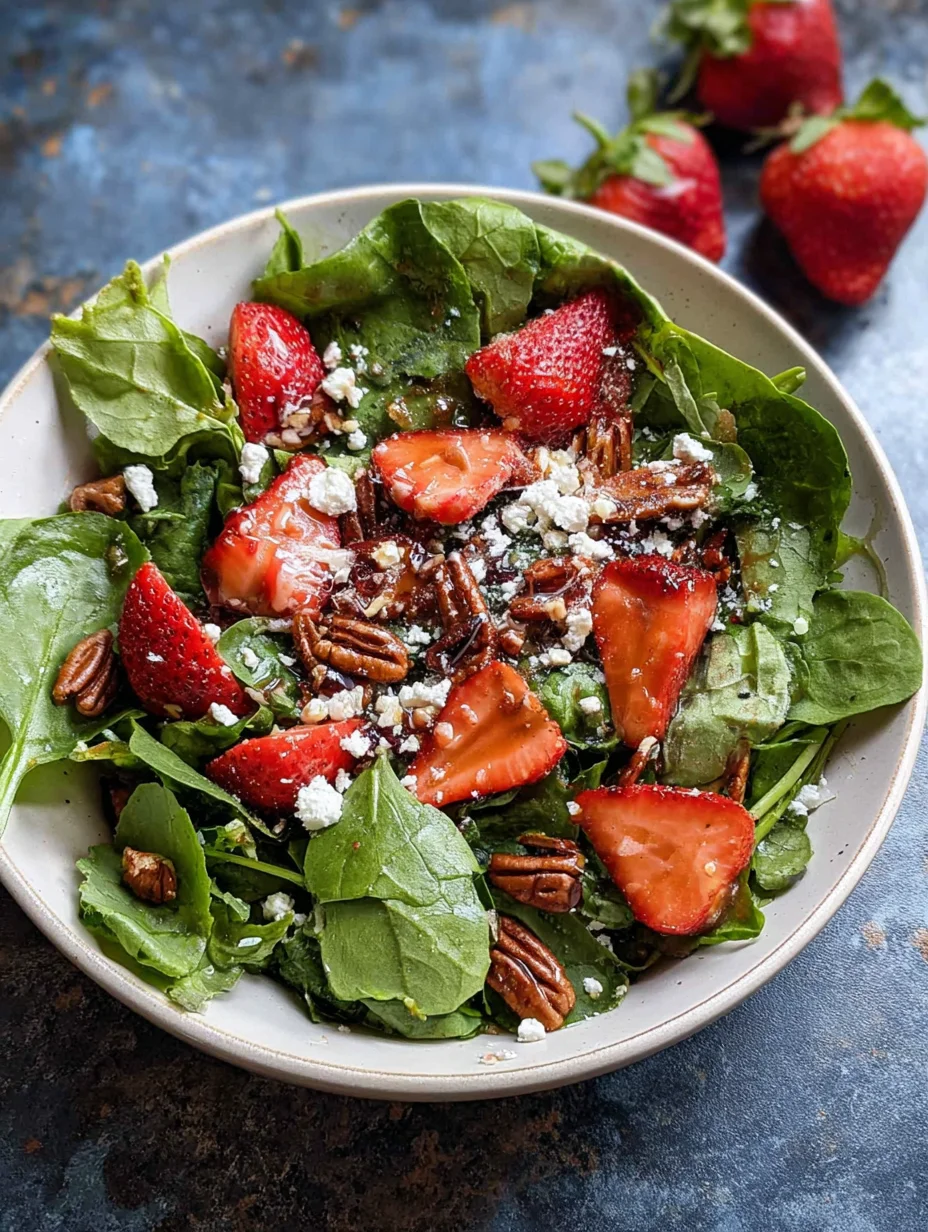 Strawberry Spinach Salad