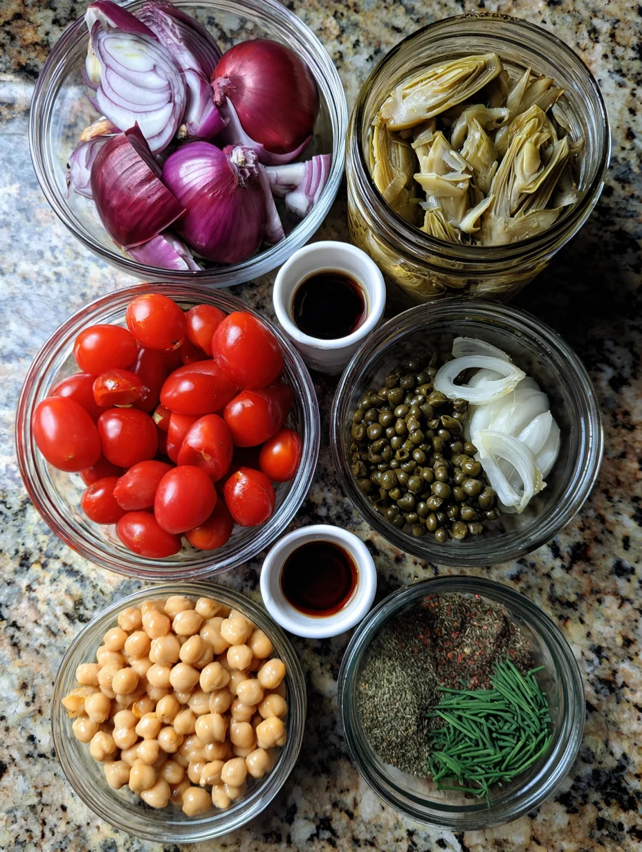 Tuscan Artichoke Tomato Salad
