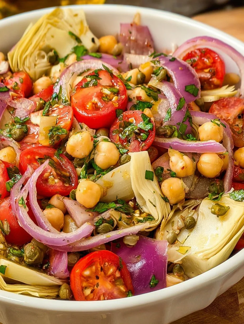 Tuscan Artichoke Tomato Salad