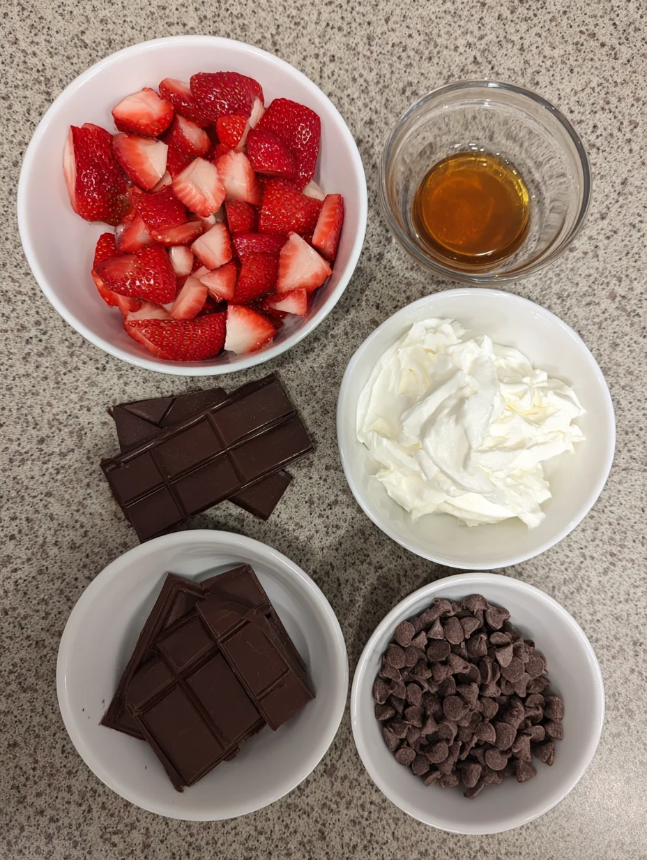 Chocolate Strawberry Yogurt Clusters