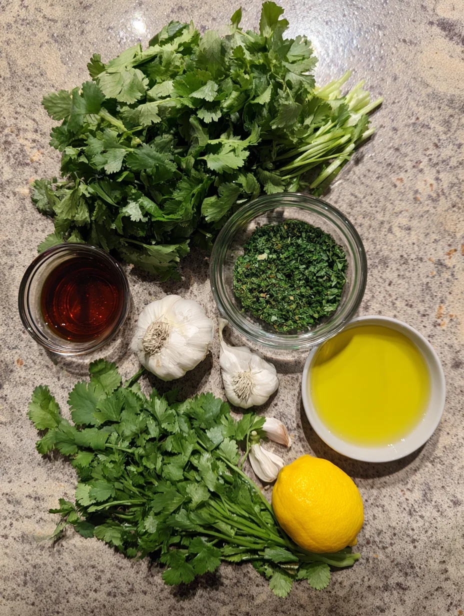 Grilled Chicken Thighs with Chimichurri