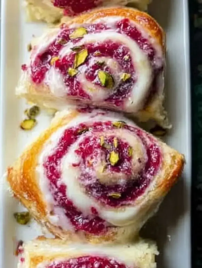 Edd Kimber’s Raspberry and Rose Cheesecake Buns for Blissful Mornings
